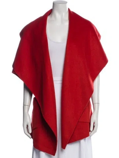 Pre-owned Lamarque Wool Jacket In Orange