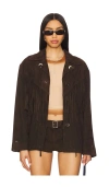 Lamarque X Revolve Alma Jacket In Chocolate