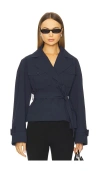 Lamarque X Revolve Quinn Trenchcoat In Blue