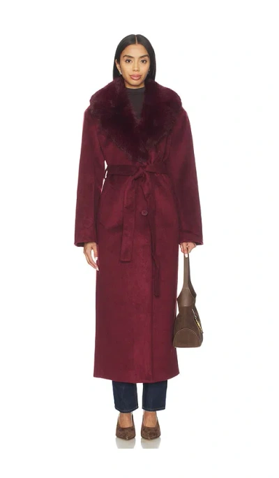 Lamarque X Revolve Tillie Coat In Red