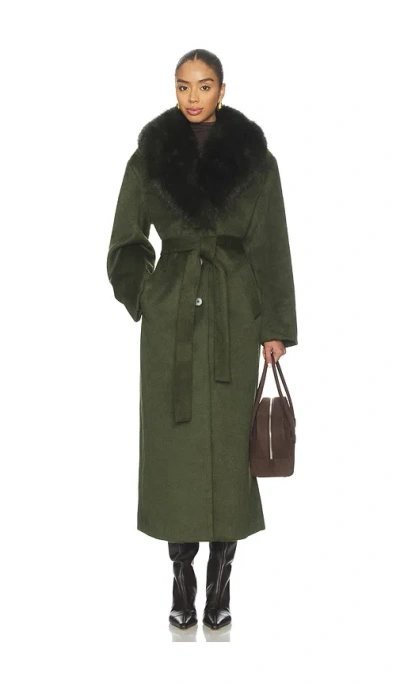 Lamarque X Revolve Tillie Coat In Olive