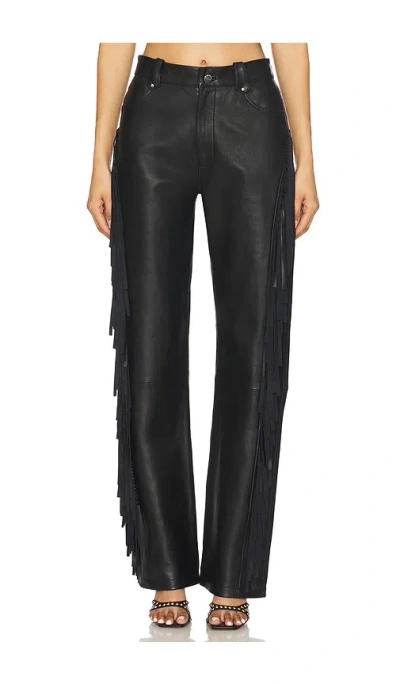 Lamarque X Revolve Wendy Leather Pant In Black