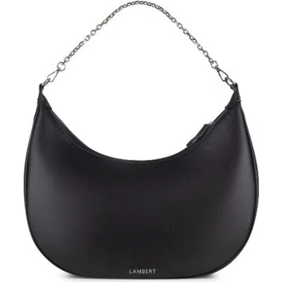 Lambert Rachel Half-moon Shoulder Bag In Black