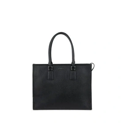 Lambert Oversized Valentina Work Tote In Black