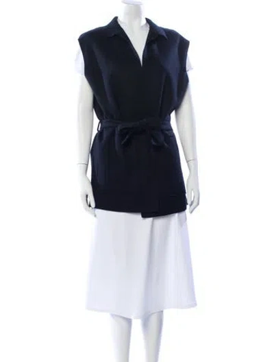 Pre-owned Lamberto Losani Cashmere Coat In Blue