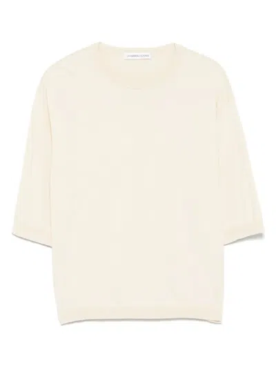 Lamberto Losani Cotton T-shirt In Neutrals