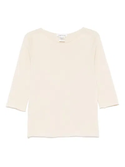 Lamberto Losani Cotton T-shirt In Neutrals