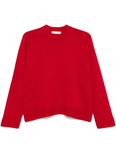 Lamberto Losani Crew-neck Sweater In 红色