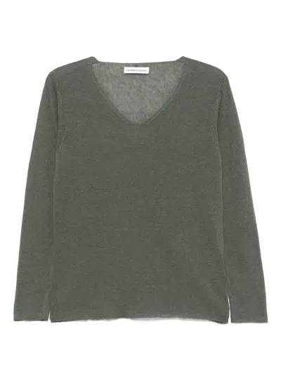 Lamberto Losani Fine-knit Top In 绿色