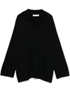 Lamberto Losani Ribbed-knit Cardigan In Black