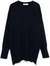 Lamberto Losani Ribbed-knit Sweater In Blue