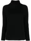 Lamberto Losani Roll-neck Cashmere Jumper In Black