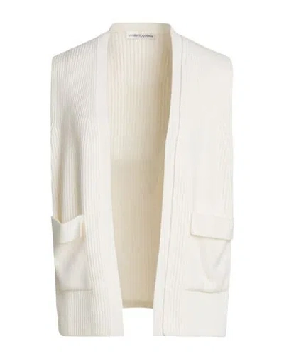 Lamberto Losani Woman Cardigan Ivory Size 4 Cashmere In White