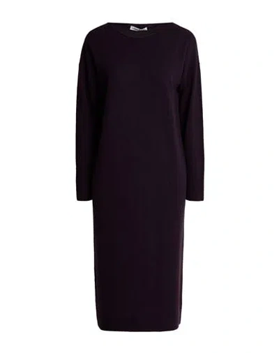 Lamberto Losani Woman Midi Dress Purple Size 6 Cashmere
