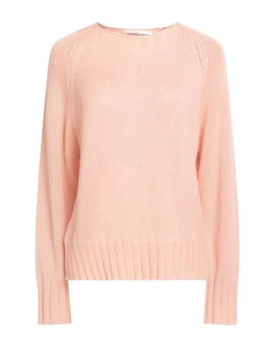 Lamberto Losani Woman Sweater Apricot Size 8 Silk, Cashmere