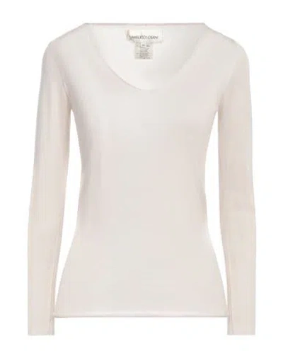 Lamberto Losani Woman Sweater Beige Size 4 Cashmere, Silk In Beige