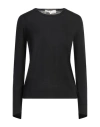 Lamberto Losani Woman Sweater Black Size 6 Virgin Wool, Silk