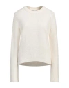 Lamberto Losani Woman Sweater Ivory Size 6 Cashmere In White