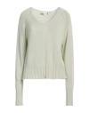 Lamberto Losani Woman Sweater Light Green Size 4 Silk, Cashmere