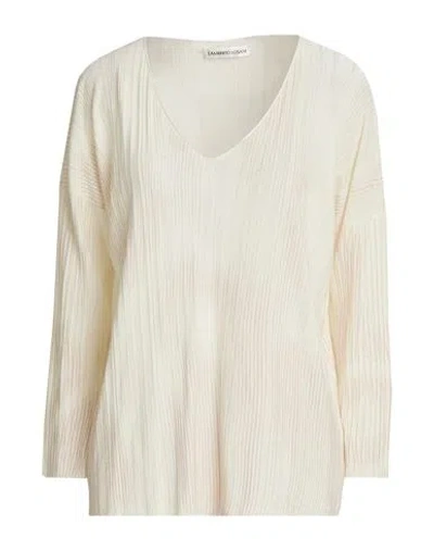 Lamberto Losani Woman Sweater Pink Size 4 Cashmere, Silk In Neutral