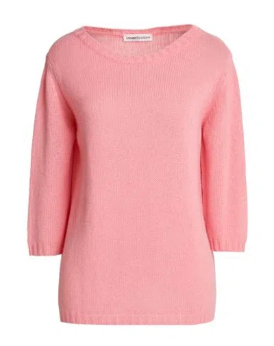 Lamberto Losani Woman Sweater Pink Size L Cashmere