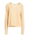Lamberto Losani Woman Sweater Sand Size 8 Silk, Cashmere