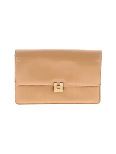 Pre-owned Lambertson Truex Clutch In Tan