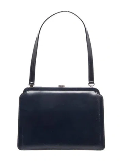 Pre-owned Lambertson Truex Leather Shoulder Bag In Blue