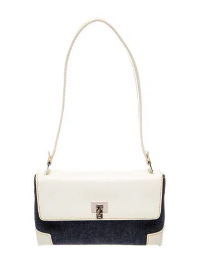 Pre-owned Lambertson Truex Leather Shoulder Bag In Blue