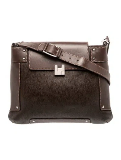Pre-owned Lambertson Truex Leather Shoulder Bag In Brown