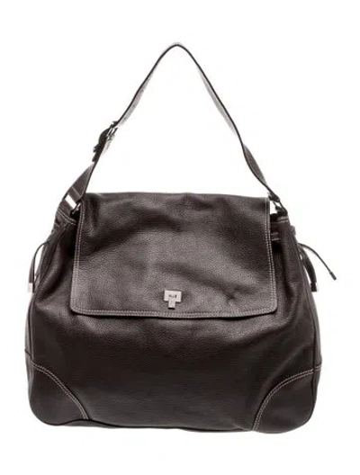 Pre-owned Lambertson Truex Leather Shoulder Bag In Brown