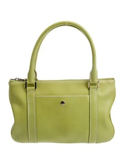 Pre-owned Lambertson Truex Leather Shoulder Bag In Green