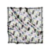 Lamberty Munich X Katchmagic London Women's Checkerboard Chic - Midi Silk Scarf In Gray