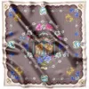 Lamberty Munich X Katchmagic London Women's Homage To Munich Octoberfest Silk Scarf- Brown In Brown