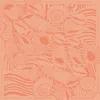 Lamberty Munich X Katchmagic London Women's Orange One Hundred Seashells - Midi Silk & Wool Scarf In Pink