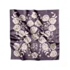 Lamberty Munich X Katchmagic London Women's Pink / Purple / Neutrals Midnight Rose - Midi Silk Scarf In Purple