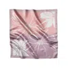 Lamberty Munich X Katchmagic London Women's Rose Gold Cosmos Flower - Midi Silk Scarf In Pink