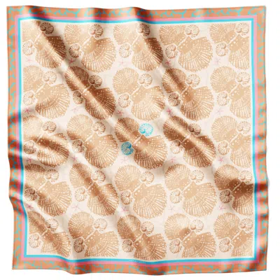 Lamberty Munich X Katchmagic London Women's Yellow / Orange Glorious Silky-sea-shells Orange