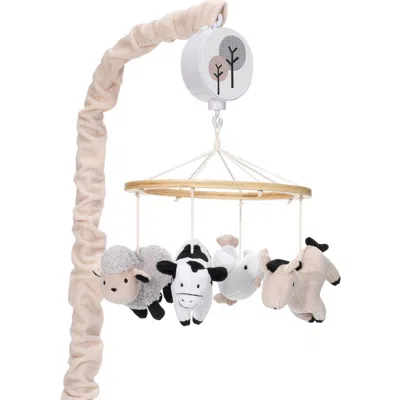 Lambs & Ivy Baby Farm Animals Musical Baby Crib Mobile Soother Toy In Multi