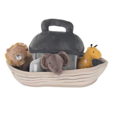 Lambs & Ivy Baby Noah Interactive Plush Boat/ark With Stuffed Animal Toys In Multi