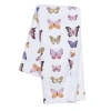 Lambs & Ivy Butterfly Dreams Ultra-soft Fleece/faux Shearling Baby Blanket In Multi