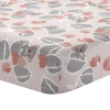 Lambs & Ivy Calypso Koala With Leaf Print 100% Cotton Fitted Crib Sheet In Multi