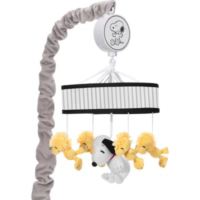 Lambs & Ivy Classic Snoopy & Woodstock Musical Baby Crib Mobile Soother Toy In Multi