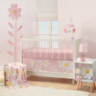 Lambs & Ivy Daisy Dreams 3pc Bedding Set In Pink