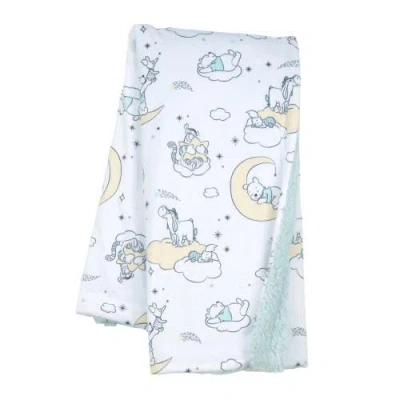 Lambs & Ivy Disney Baby Cozy Friends Winnie The Pooh Fleece Baby Blanket In White