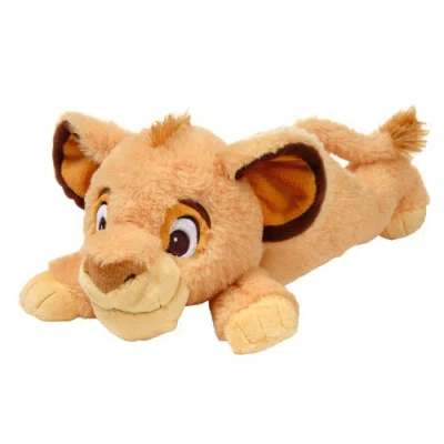 Lambs & Ivy Kids'  Disney Baby Lion King Safari Simba Plush Stuffed Animal Toy In Brown