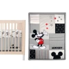 Lambs & Ivy Disney Baby Magical Mickey Mouse 3-piece Crib Bedding Set In Gray