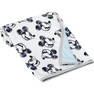 Lambs & Ivy Disney Baby Mickey Mouse Baby Blanket In White