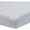Lambs & Ivy Disney Baby Mickey Mouse Celestial Fitted Crib Sheet In Gray