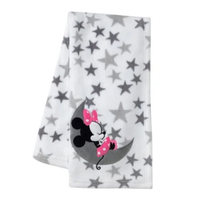 Lambs & Ivy Disney Baby Minnie Mouse Fleece Baby Blanket In Pink